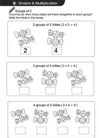 Multiplication Coloring Sheets on Multiplication Coloring